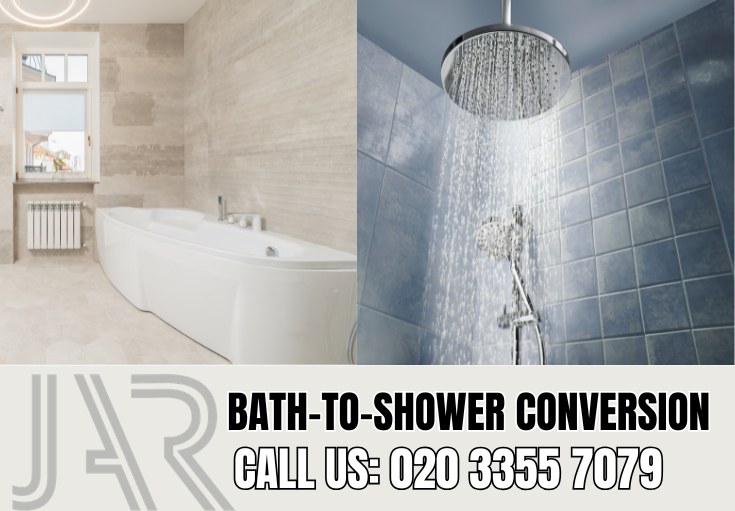 Bath to Shower Conversion by Streathamhill Bathroom Fitters